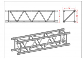 S36V Square Truss Length
