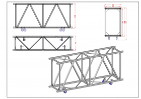 B100RV Rectangular Truss Length