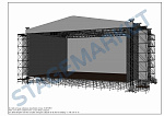 Ready-made stage with roof CT 30m x 20m 