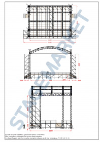 Сцена с крышей Giant ARC Roof 20м х 16м